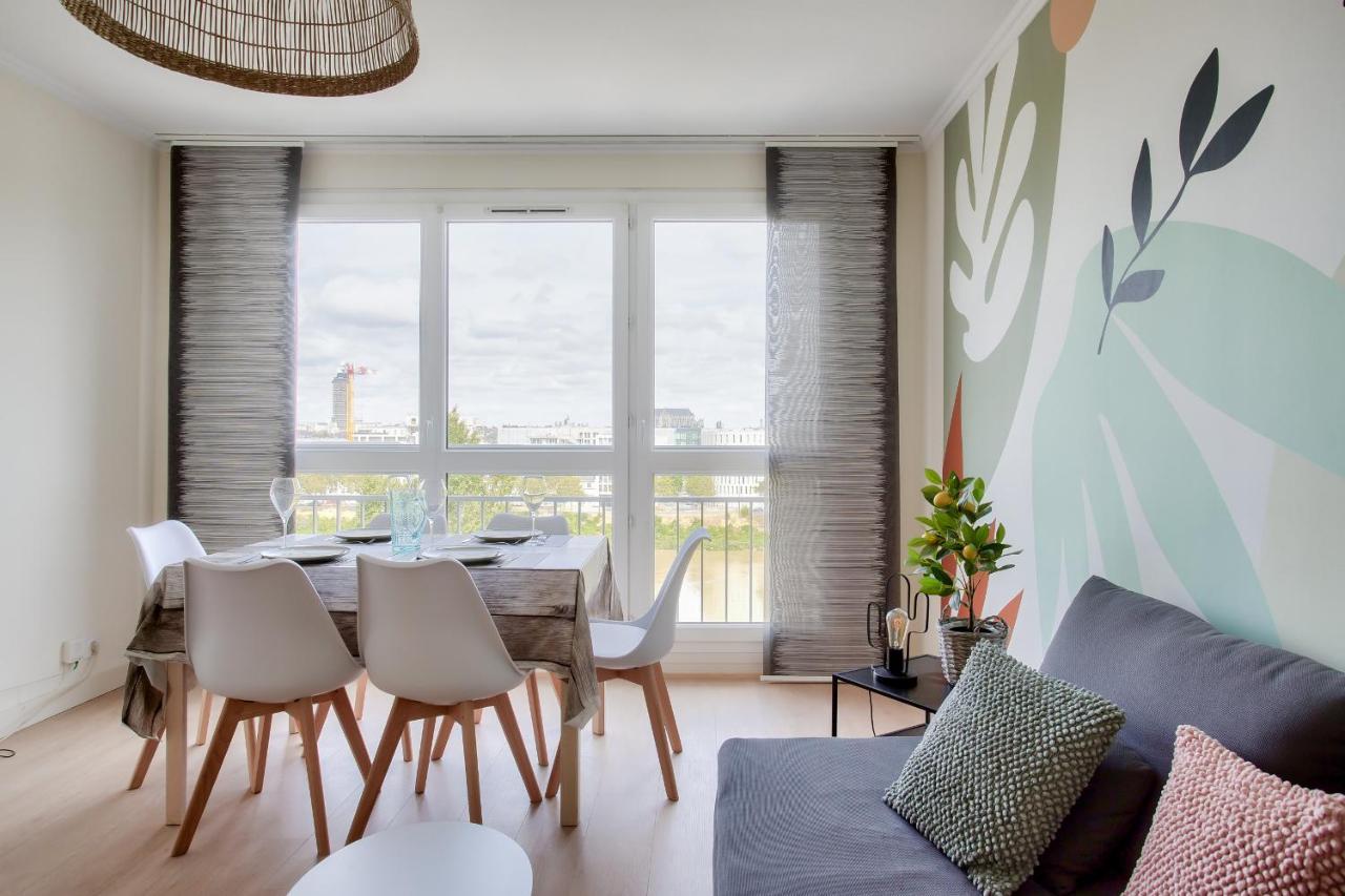 Escapade Sur L'Ile De Nantes Avec Vue Sur La Loire Lägenhet Exteriör bild